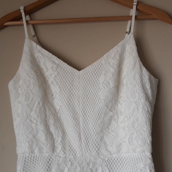 Adelyn Rae White Lace Dress Size XS - Picture 2 of 8